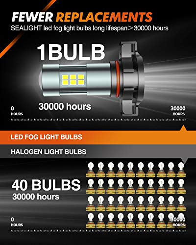 5202 LED Fog Light Bulbs (2 Count)