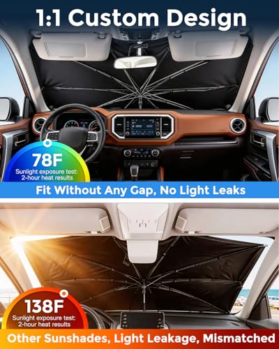 Truck Windshield Sun Shade Umbrella for 4runner Tacoma Colorado