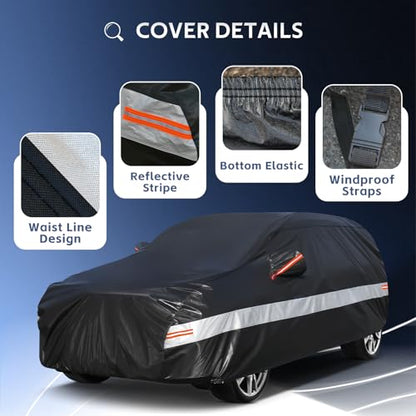 10 Layers SUV Car Cover Custom Fit for Honda CRV CR