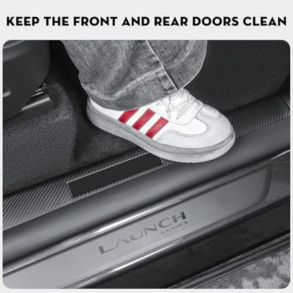 8PCS Door Sill Protector for Tesla Model Y Juniper [Anti (8 Count)