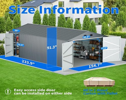 13x20 Outdoor Storage Shed