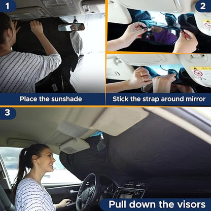 Jeep Windshield Sun Shade for Jeep Wrangler