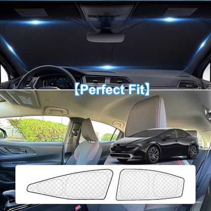 6pcs Thicken Sun Shades for Toyota Prius 2023 (6 Count)