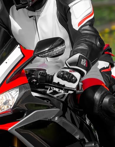 Leather Motorcycle Gloves for Men and Women