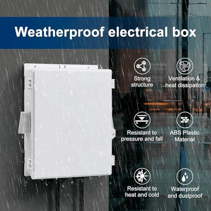 Outdoor Electrical Box with Thermostat and Fan