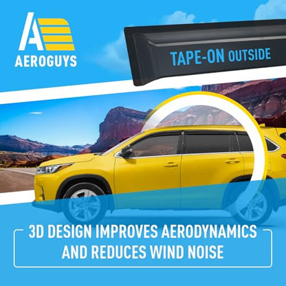 Extra Durable Window Deflectors Tape (6 Count)