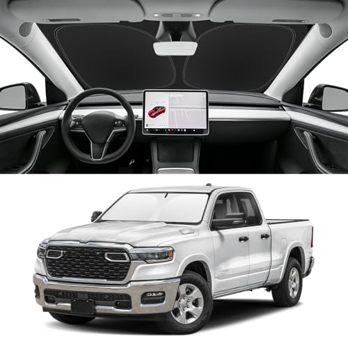 Custom Fit Windshield Sun Shade for RAM 1500 2019