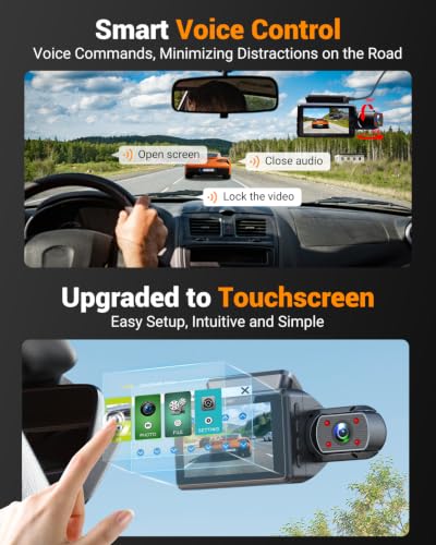 4K Dual Dash Cam with WiFi GPS