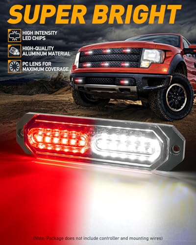 1200T Emergency Strobe Grille Lights (8 Count)