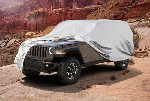 6 Layers Waterproof Car Cover for Jeep Wrangler 4 Dr