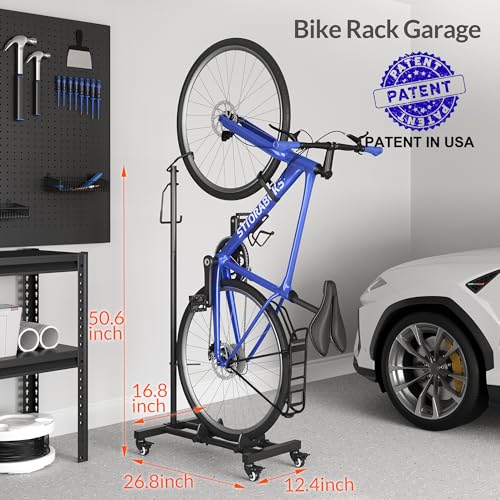 Vertical Bike Stand with Wheels