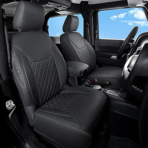 Wrangler JK Seat Covers Custom Fit for Jeep Wrangler (4 Count)