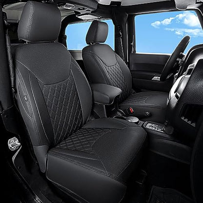 Wrangler JK Seat Covers Custom Fit for Jeep Wrangler (4 Count)