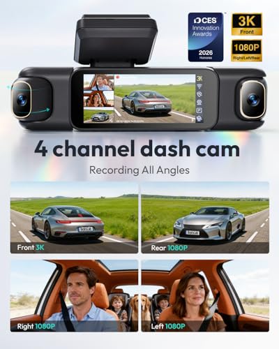 4 Channel 360° Dash Cam