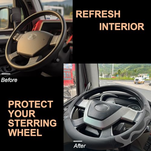 XL Comfy Grip Steering Wheel Cover for Semi Truck 18 Inch