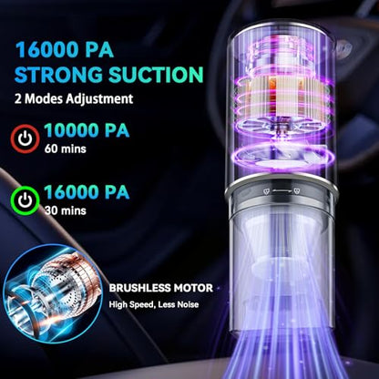 Car Vacuum Cordless Portable with Brushless Motor