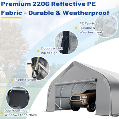 20x30 FT Reinforced Heavy Duty Carport