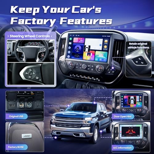 13.1" 8Core 8+128G Radio for Chevy Silverado GMC Sierra 2014