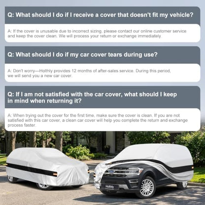10 Layers SUV Car Cover Custom Fit for Ford Expedition