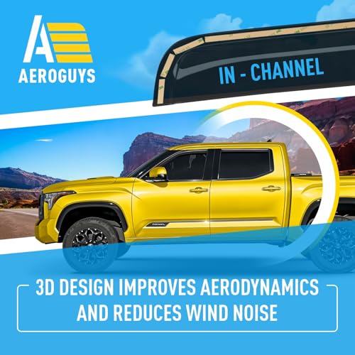 Extra Durable Window Deflectors in (4 Count)