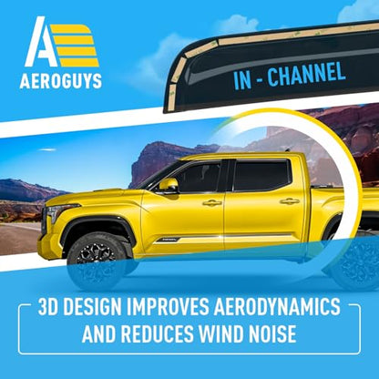 Extra Durable Window Deflectors in (4 Count)