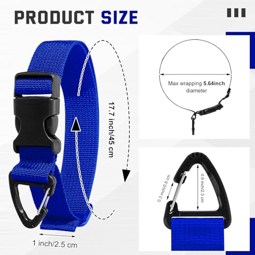 12 Pack Adjustable Extension Cord Holder Straps (12 Count)
