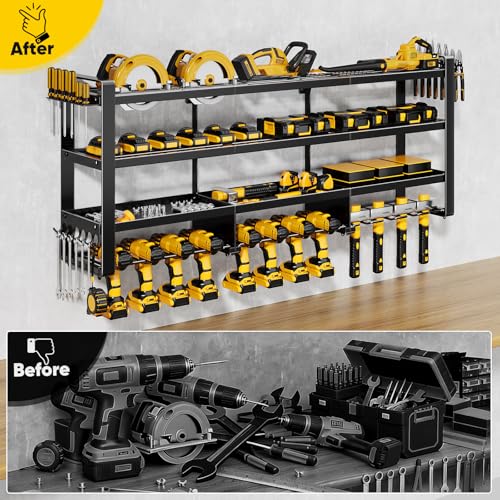 49" W Large Power Tool Organizer Wall Mount