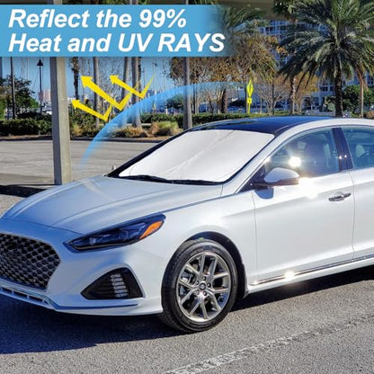 Custom Fit Sonata Windshield Sunshade for 2020