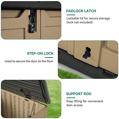 Outdoor Horizontal Storage Sheds w