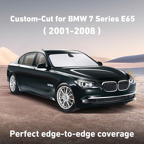 Windshield Sunshade Compatible for BMW 7 Series 2001