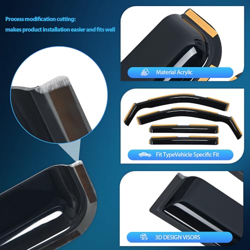 in Channel Rain Guards for Silverado