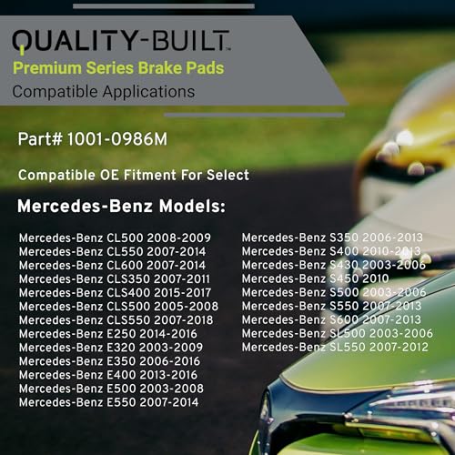Rear Semi Metallic Brake Pads