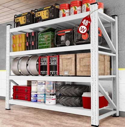 48" Wide Heavy Duty Garage Shelving Units