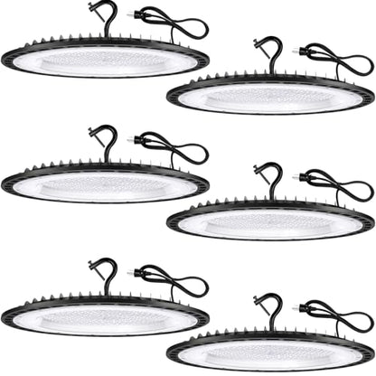 6 Pack 400W UFO Led High Bay Light Fixture (6 Count)