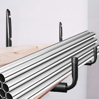 Garage Hooks 9 Inch Heavy Duty J Wall Hooks (4 Count)