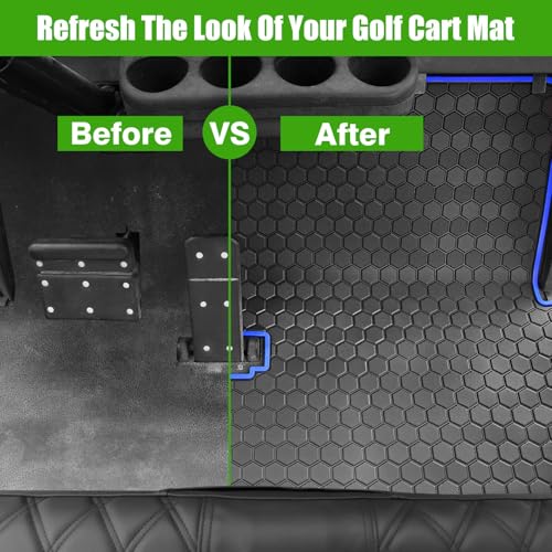 EZGO TXT Golf Cart Full Coverage Floor Liner Mat