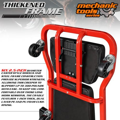 Heavy Duty Automotive Creeper with 3