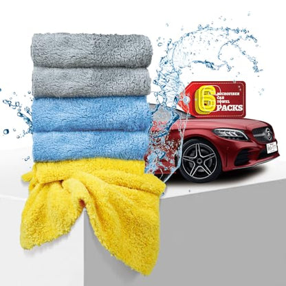 Car Wash Drying Towels (6 Count)