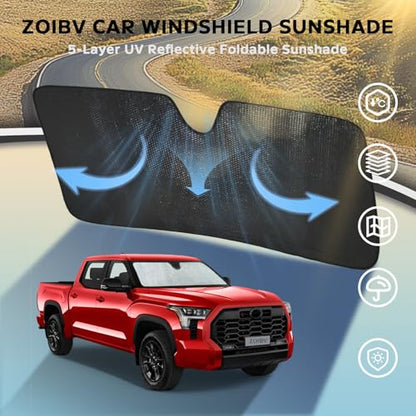Car Windshield Sun Shade for Toyota Tundra Truck 2022