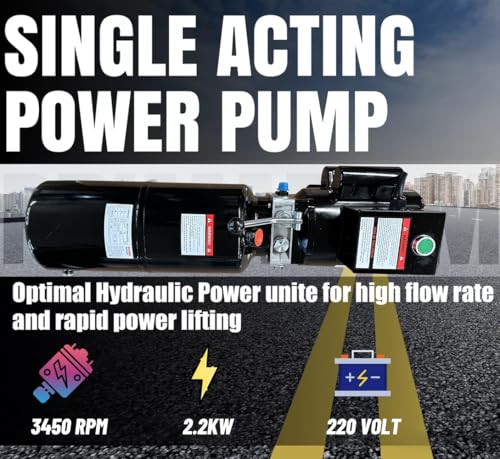 10000lbs 2 Post Lift Car Lift Auto Vehicle Car Lift Truck Hoist Floor Plate 220V