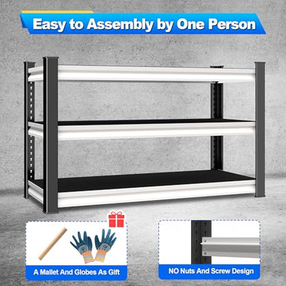 3 Tier Garage Shelving Heavy Duty