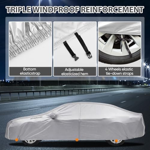 Sedan Car Cover Waterproof Heavy Duty Full Car Cover 184