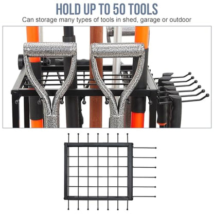 Garden Tool Organizer Holds 50 Long