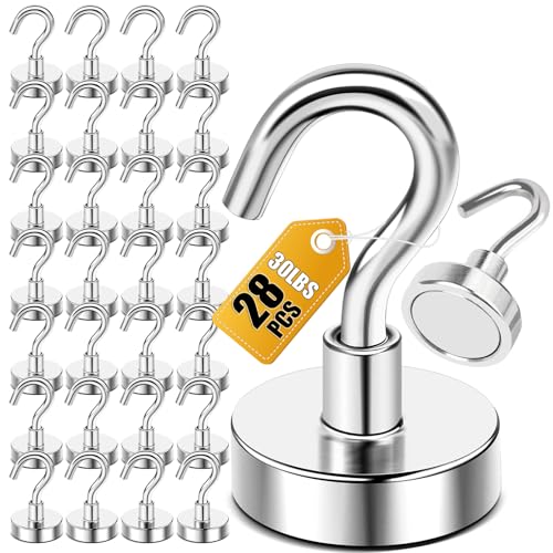 Magnetic Hooks (28 Count)