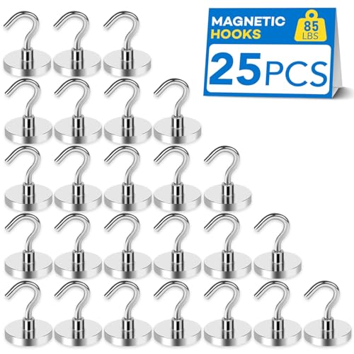 Magnetic Hooks for Cruise Essentials 2026 Cabins Door 25 Pack (25 Count)