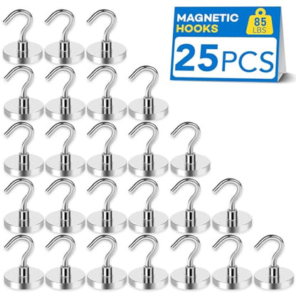 Magnetic Hooks for Cruise Essentials 2026 Cabins Door 25 Pack (25 Count)