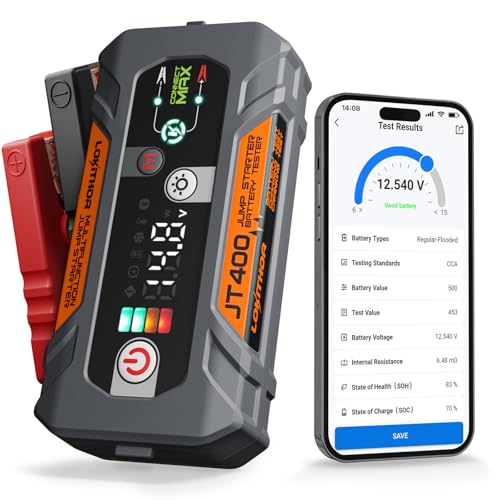 JT400 2500A Portable Jump Starter with 100