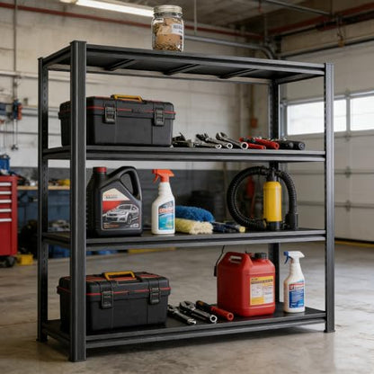 54" H Garage Shelving Heavy Duty Rack