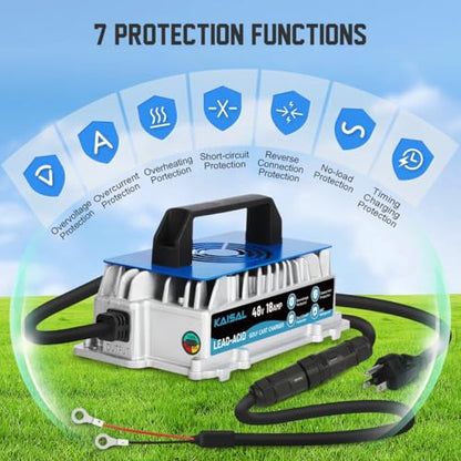 48V 18A Charger 1250W Golf Cart Battery Charger 48 Volt for Club Car