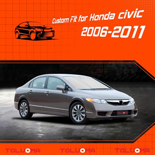 Custom Fit Windshield Sun Shade for Honda Civic 2006